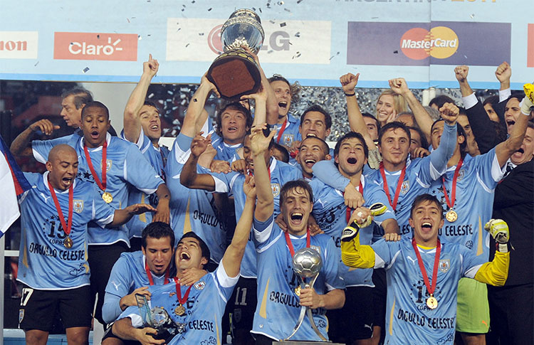Seleção uruguaia de 2011, vencedora da Copa América